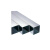 工孚 不锈钢方管 201 不锈钢管 装饰管 可加工定制 脚手架用钢材 单位：米 25*25*0.8mm 