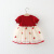 迪士尼女宝宝夏季短袖裙子2024新款婴儿纯棉连衣裙小女孩红色网纱公主裙 红色 80cm