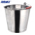 海斯迪克 gnjz-1515 不锈钢提水桶 特厚铁桶 手提桶大容量加油站提水桶大水桶饲料桶洗车桶 带磁26cm