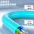 海奈 8芯MPO-LC光纤跳线母头B极性兼容MTP标损 3米 OM3万兆多模跳纤 40G/100G光模块集束 HN-M/L-B803-OM3