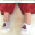 TTPMER儿童袜子夏季薄款女童船袜棉网眼水果硅胶防滑透气女宝宝隐形袜 米老鼠彩色五双装 1-3岁适合脚长10-14cm
