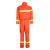 优普泰抢险救援服17款消防救援服阻燃服冬季套装 橙色 2XL