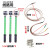 金能 高压接地线10kv 平口/双舌25平方高压户外接地线 35kv高压接地棒临时停电室内用 35KV 1.5米棒+线长