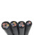 敏达(minda) YZ3*6平方 电线电缆 国标中型橡套线 三芯多股软橡套线缆 黑色100米/盘GN