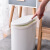 安大侠 按压式垃圾桶 日式简约夹缝垃圾桶带盖 客厅厨房卫生间厕所纸篓干湿分离12L大容量