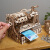 乌克兰ugears木质机械传动立体拼装模型手工diy玩具成人创意实用生日礼物情人节送男女友 收银机
