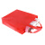 蓓尔蓝 SW-210 无纺布袋子手提袋可印logo包装袋礼品广告袋 横款默认红色45*35*12cm