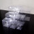 贝傅特 透明包装盒 西点蛋糕包装盒子糖果盒透明pvc塑料打包盒 五个装 6*6*6cm