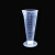 庄太太 塑料三角量杯 刻度量杯透明杯容量杯实验室耗材【100ml/5个】ZTT1229