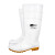 朗莱斯特高筒雨鞋LL-1-05劳保PVC耐酸碱防护靴温氏养殖场防滑水鞋 白色 37 
