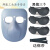 (新款)电焊面罩焊工专用眼镜轻便式焊帽墨镜不变光款面具 透气轻便式面罩+3个黑镜+绑带