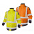 代尔塔荧光服防寒防雨服套装安全服交通服装标志防冻保暖环卫衣服 橙色 S
