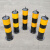 奕多美 钢制警示柱挡车柱防撞柱隔离路桩路墩 0.75米高固定款（1.5mm）YDM-AF-JSZ