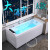 双韵唯冲浪按摩家用小户型独立式亚克力浴缸盆恒温加热1.4米-1.8米 A款（空缸） 1.5M
