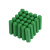 绿色塑料膨胀胶粒6厘8厘 连体胶栓胶粒6mm8mm墙塞胶塞 M6M8膨胀管 8厘 5盒装