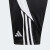 阿迪达斯（adidas）童装24春夏儿童足球运动短裤男中大童针织吸湿快干裤子IR9368黑白