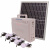 太阳能发电机家用220V带风扇摄像头4个灯泡可充电 9012裸机