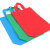 金固牢 手提袋(10个)收纳环保袋定制印logo无纺布购物袋 红色35*45*10 横款 KCxh-472