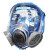 思创科技 ST-M80-3全面罩防毒面罩硅胶防尘防毒面具大视野化工喷漆应急救援酸碱农药氨气 1套装（不含滤盒）