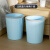 客厅垃圾桶2023新款大容量卫生间厕所商用厨房纸篓卧室办公室 大号16L天空蓝2个装高品质经