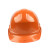 代尔塔安全帽新国标工地建筑施工头盔防砸透气抗冲击102011橙色