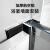尤克达帝新款f型玻璃卡槽铝合金F型下沉式淋浴房浴室卫生间隔断预埋件收边 常规款 内径10.m 适用于8-10 0.1m