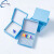TEFRA-PRO翻盖冻存盒T820100蓝色1英寸PP格挡100格隔柱样品冷冻盒低温储存盒8个/包