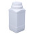 250ml毫升大口方瓶工业级加厚密封全规格方瓶实验瓶大口径塑料瓶液体粉末分装瓶 250ml-黑色（1个装）