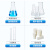 三角烧瓶胶塞玻璃试管硅胶塞盖子 锥形瓶容量瓶塞 带砂芯实验室 砂芯锥形瓶塞 18-22mm 1个