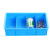 冠峰GF 两格箱/蓝350*200*85 分格收纳盒零件盒塑料盒子多格五金螺丝盒格子分隔盒周转箱长方形GF-46