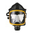 山头林村防毒面具喷漆专用全面罩生化化工气体口罩放毒防护面具油漆防护服 0.5米管