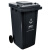 兰诗（LAUTEE）户外分类垃圾桶 240L新国标可挂车灰色大号环卫垃圾箱 其他垃圾YY-240B