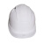 代尔塔安全帽102009工地建筑防砸抗冲击有透气孔白色 1顶装