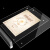 海斯迪克 HKW-344 亚克力展示牌 双面桌牌台卡广告牌 台签台卡架摆台定制 水晶抽拉横款（100×150mm）