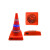 伸缩路锥安全反光锥雪糕桶汽车交通道路应急警示路障设施可折叠 45公分伸缩路锥