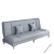 全友（QUANU）m家具龙江实木 沙发客厅折叠沙发床多功能小户型简 浅灰色加宽加厚海绵 0cm 1.5米双人位
