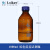 蜀牛玻璃棕色透明蓝盖丝口试剂瓶高硼硅蓝盖瓶100/250/500/1000ml 棕色1000ml