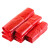 兰诗（LAUTEE）FH-1155 红色手提垃圾袋 酒店商用背心垃圾袋 31*51cm*100只装