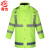 者也 ZYNW220218-33加厚反光雨衣 荧光绿黑丝棉上衣2XL码