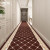 中环力安 走廊地毯过道长条防滑玄关宾馆楼道地毯入户门地垫  A C款咖啡色1*1m
