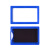 浩航森创 强磁标签磁性标签 仓储货位标识牌物资分类标识牌仓库货架强磁标签库房磁铁材料卡5*8cm蓝色