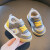 G.DUCK KIDS小黄鸭春秋款童鞋1-3岁男童12个月婴幼儿机能学步鞋软底透气运动 F01上青色 内长13cm