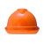 梅思安/MSA PE豪华型一指键帽衬+超爱戴帽衬组合装V型有孔安全帽施工建筑工地防撞头盔橙色 1顶装