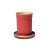 哲品 ZENS萃取·融4人茶具茶盘套装多人茶具套装一壶四杯整套功夫茶具 珊瑚红+红色茶盘