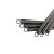 虎雀（HUQUE）强力弹簧带钩拉伸拉力弹簧线径1.0-2.0系列 1.0*6*50mm 10个价 