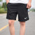 耐克（NIKE）新款男短裤夏季时尚运动裤跑步训练健身舒适透气休闲五分裤AR7657 CJ1958-010/黑色  S
