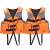 牧栖 救生衣 升级口袋款 大人儿童船用大浮力便携专业装备求生衣背心超薄轻便 1件价 5件起售
