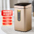 智能感应垃圾桶带盖客厅厨房卧室卫生间GC231 方形感应桶-香槟金6L