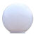 定制球形中华路灯灯罩螺口卡口亚克力柱子柱头圆球围墙户外防水外壳 不发黄加厚直径20螺口9.5CM
