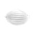 代尔塔/DELTAPLUS 104201 罩杯式透气口罩 食品餐饮清洁行业口罩 50只/盒 1盒装